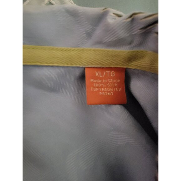 Tommy Bahama Mens Hawaiian Aloha Shirt Floral Print Button-Down Short Sleeve Sil - Picture 7 of 10